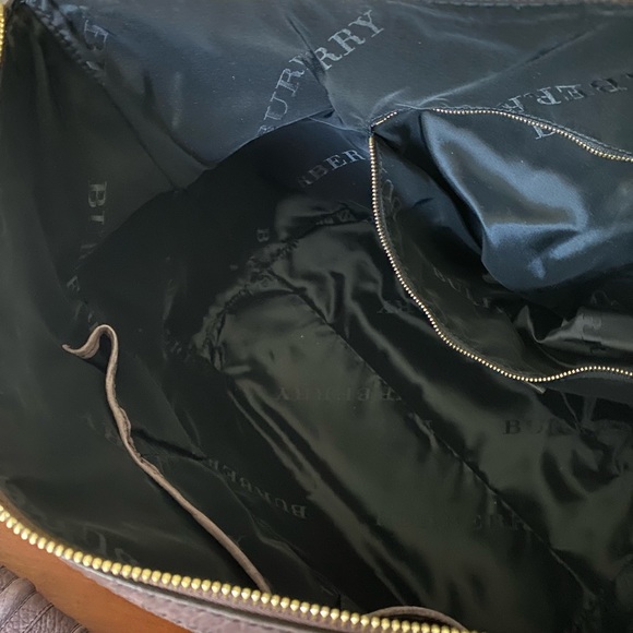 Burberry Kirley Satchel + Wallet Brown Cow Grain Pebbled Leather - Picture 7 of 16